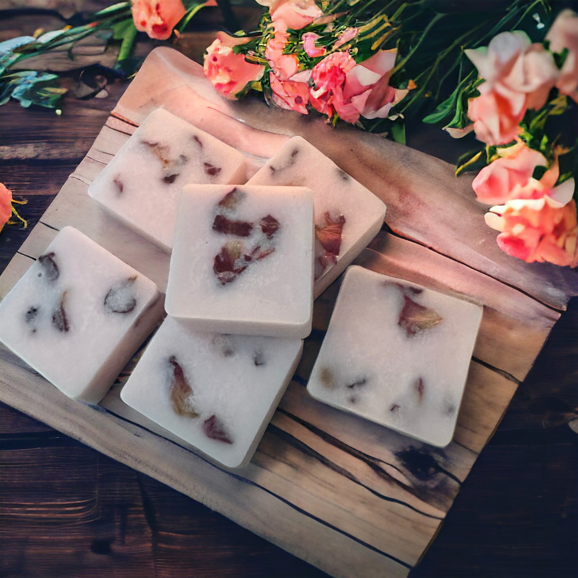 Strong scented wax melts pink pepper & rose 