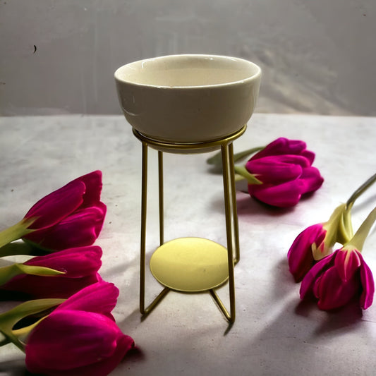 Wax Burner Gold Stand